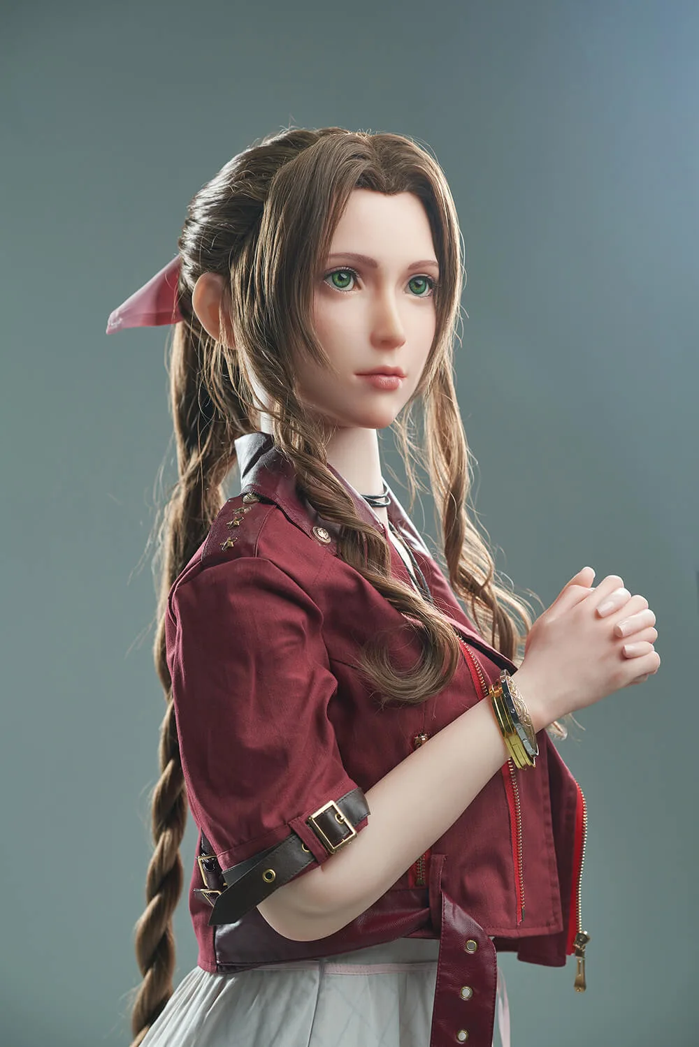 Aerith 167cm C-Cup, Game Lady Doll, from Final Fantasy VII Remake view 6