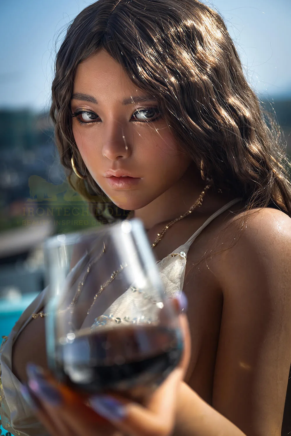 Eileen S40 164cm, D-Cup, Irontech Doll, Silicone, Curly Hair (European Stock) view 2