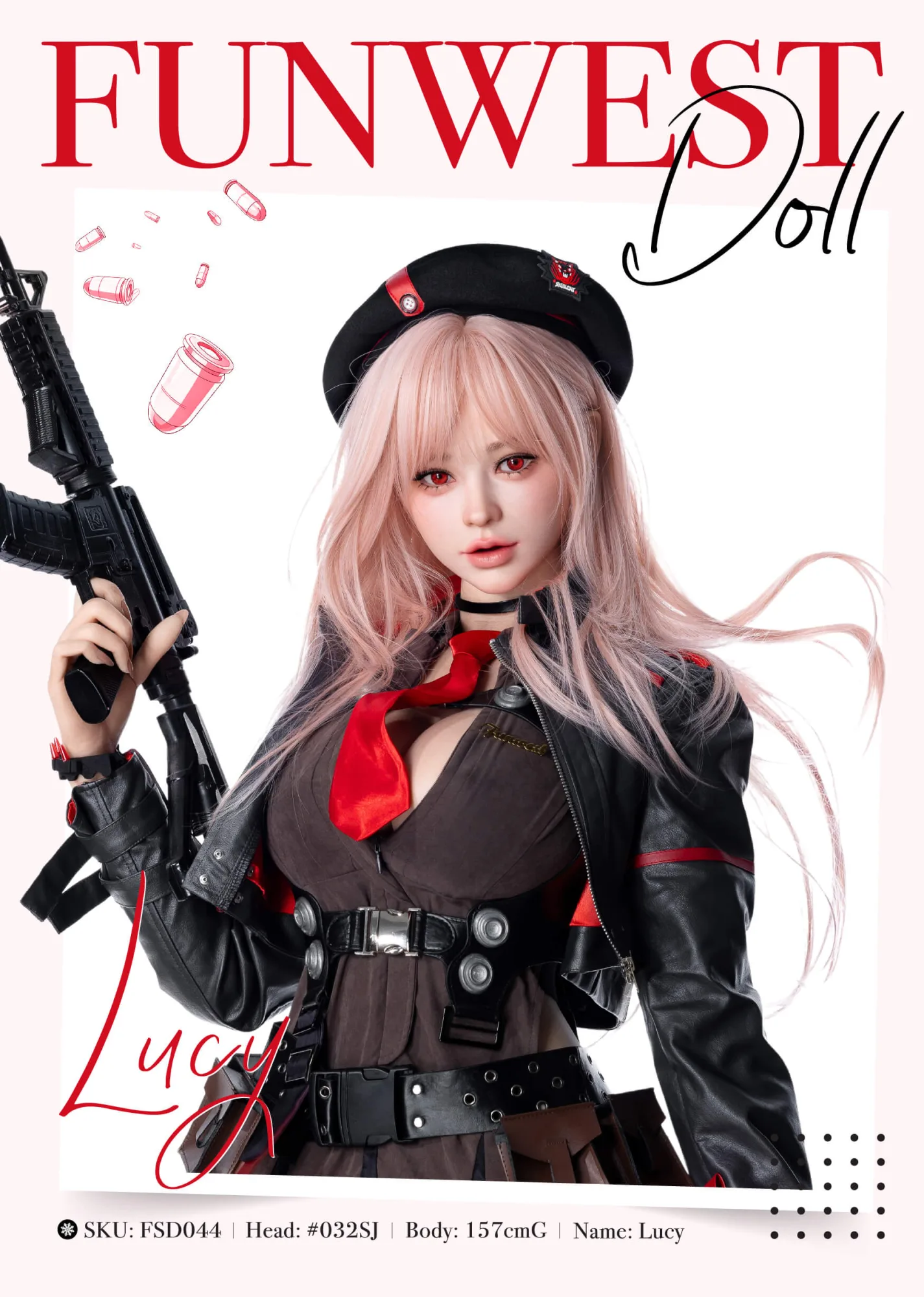 Lucy #032SJ 157cm, G-Cup, FunWestDoll, Silicone view 2