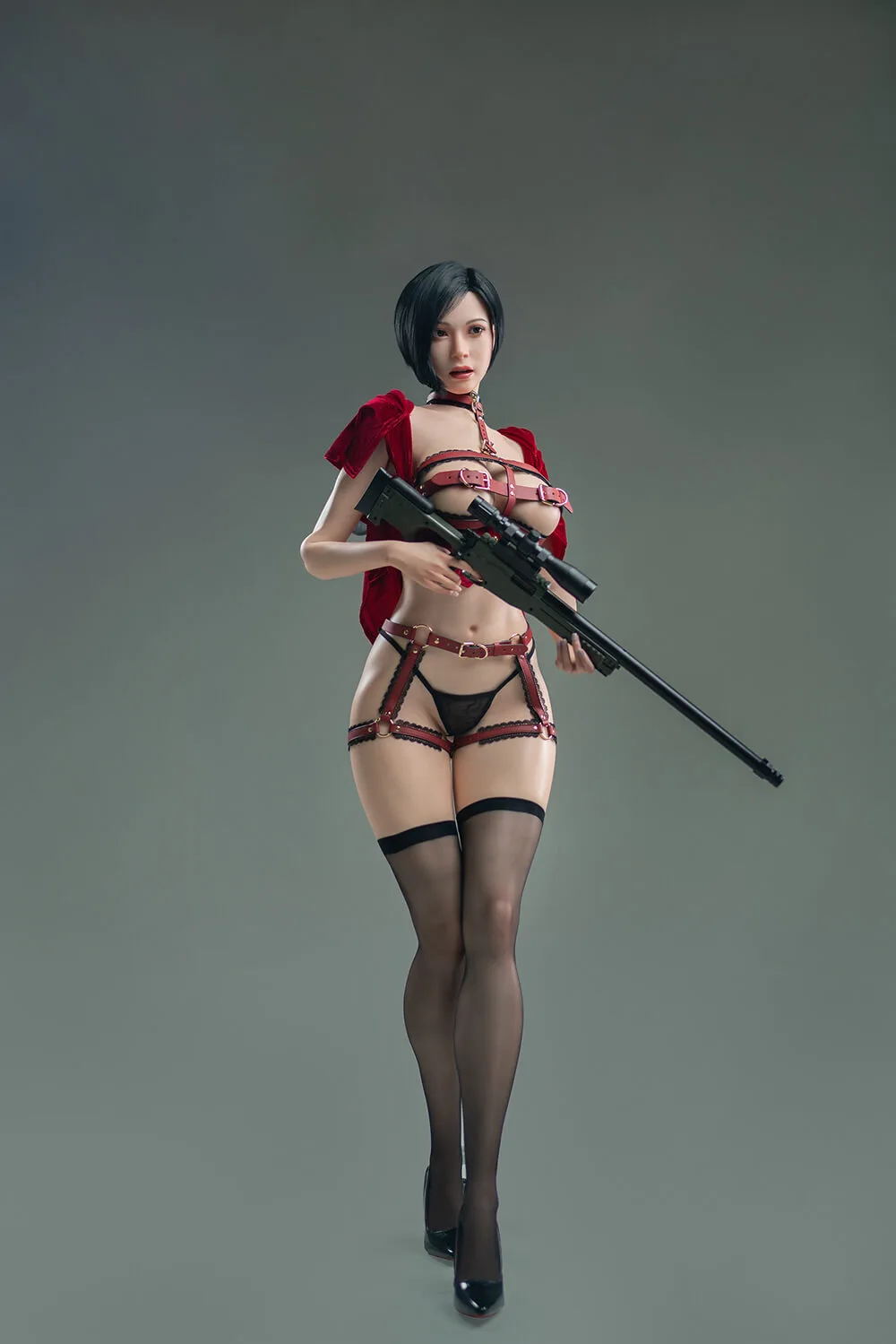 Ada 171cm F-Cup, Game Lady Doll, Ada Wong from Resident Evil 2 (movable jaw) view 4