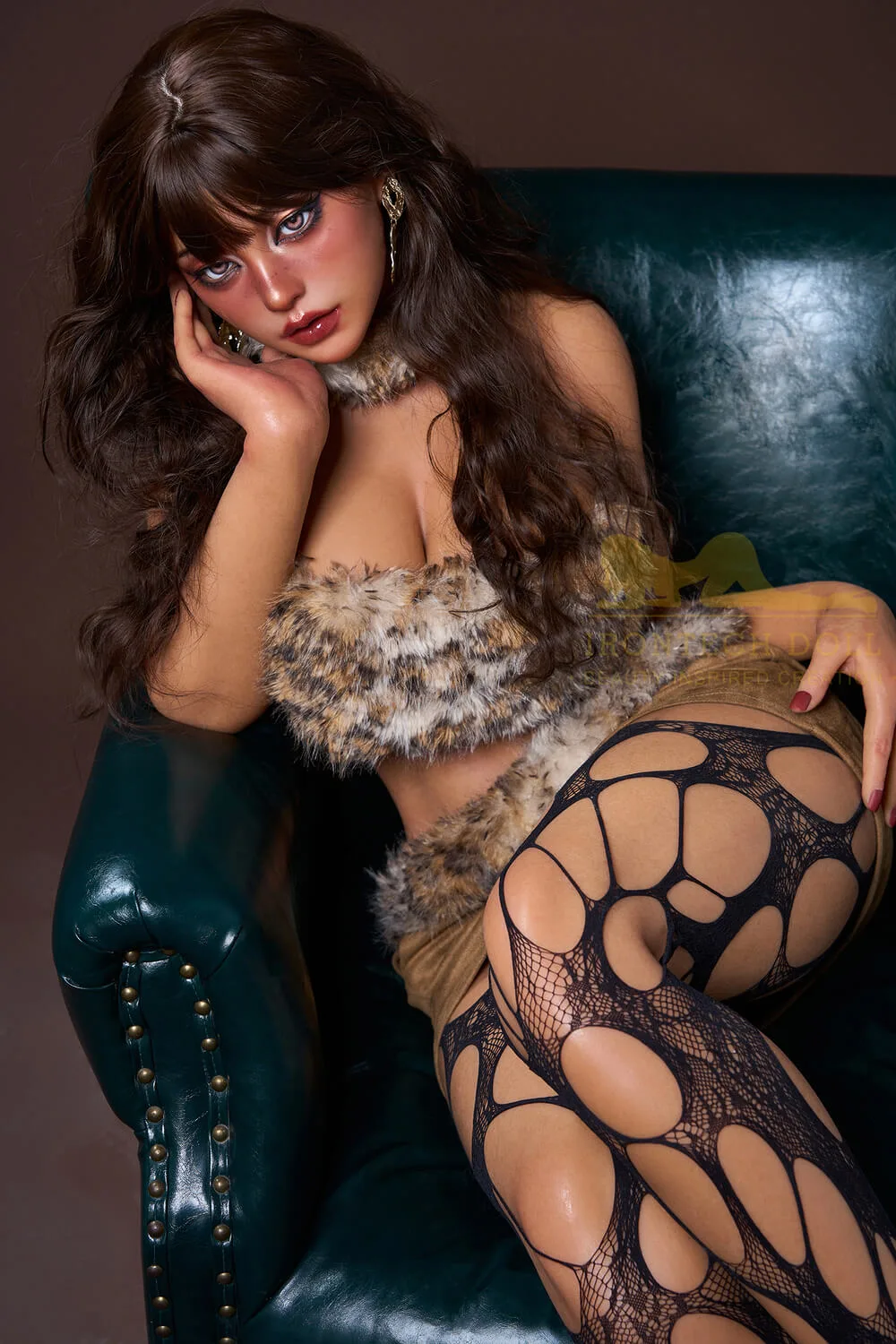 Eileen S40 164cm, D-Cup, Irontech Doll, Silicone, ROS, Dark Tanned