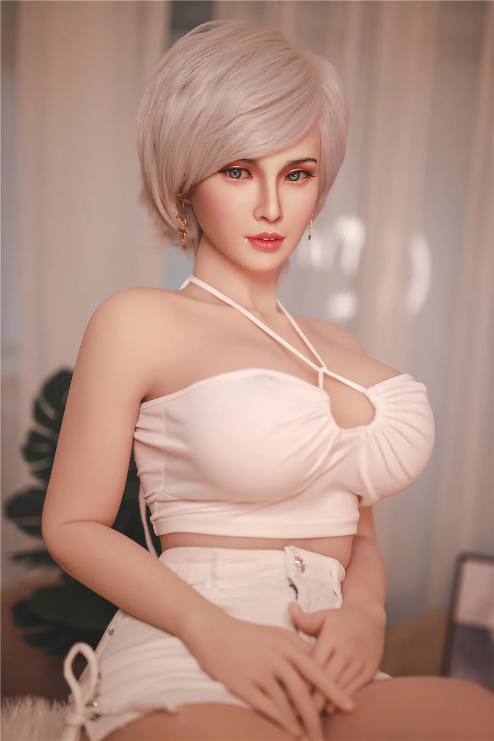 One 164cm, F-Cup, JY Doll, Hybrid Doll, Silicone head view 6