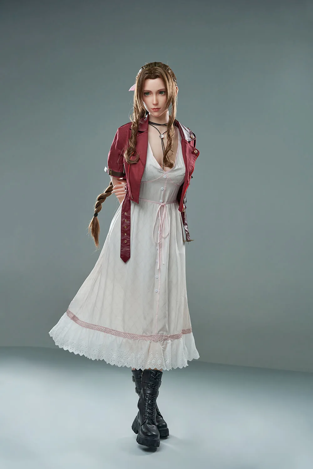 Aerith 167cm C-Cup, Game Lady Doll, from Final Fantasy VII Remake view 3