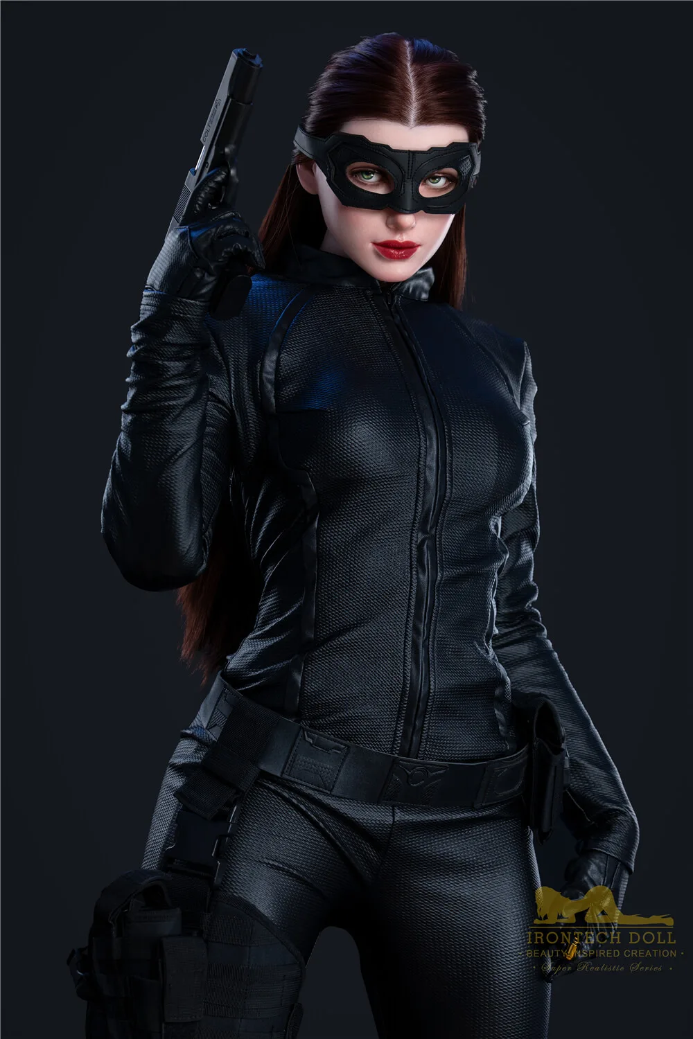 Luna S17 168cm A-Cup, Irontech Doll, Silicone, Catwoman Sex Doll view 3