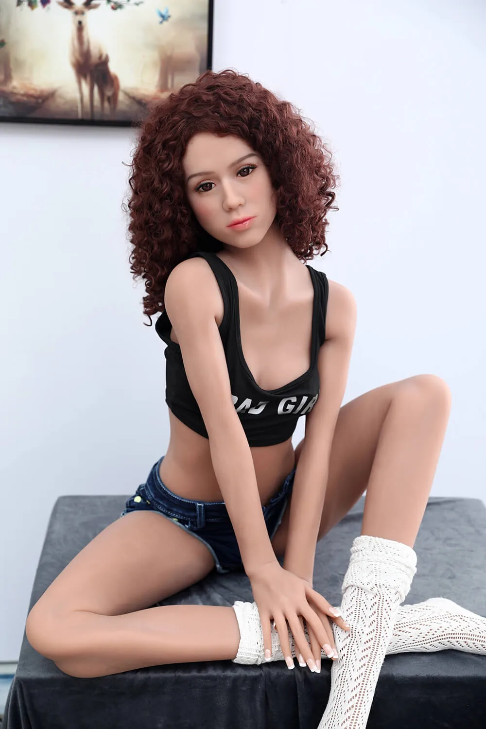 Maggie 168cm A-Cup Sex Doll TPE Jarliet, Long Legs and Small Breasts
