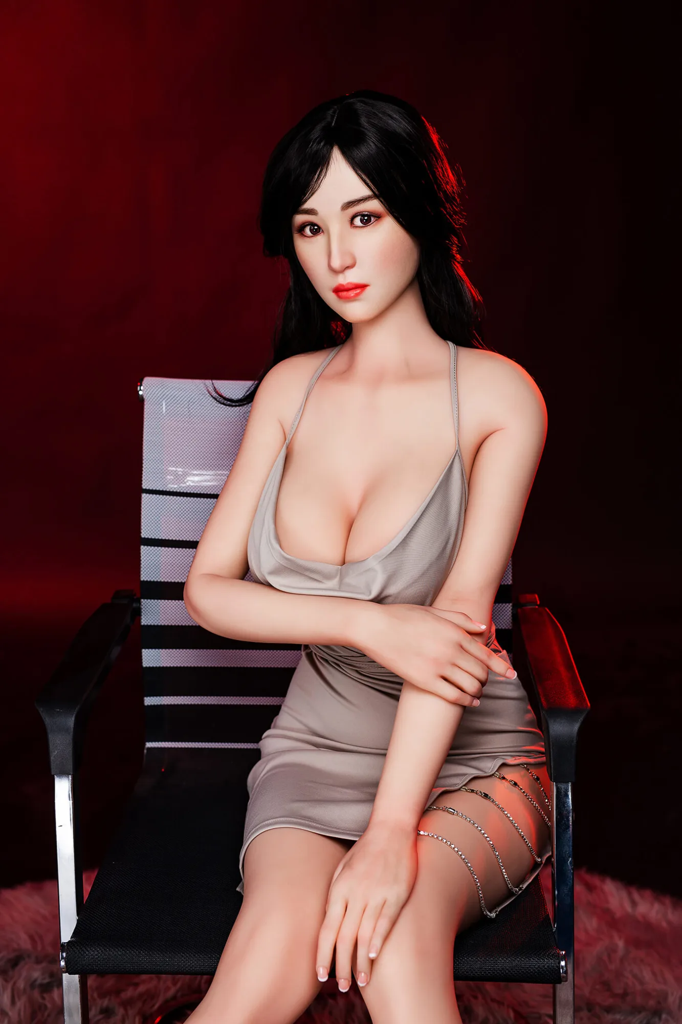 Fei 158cm E-Cup by XY Doll, Sex Doll with Silicone Head, Asian view 6