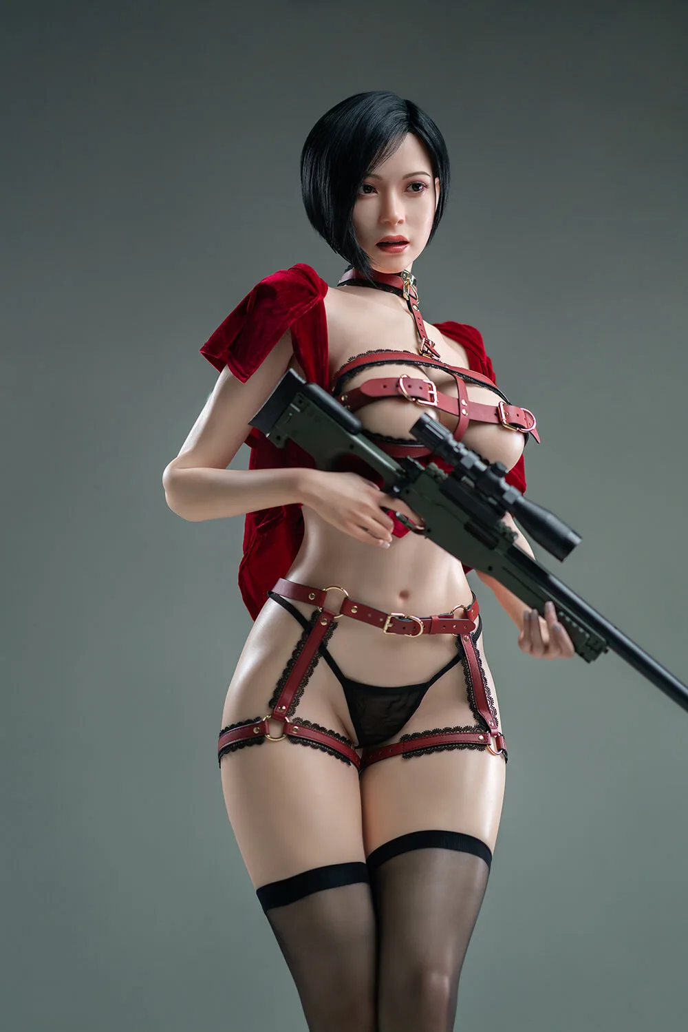 Ada 171cm F-Cup, Game Lady Doll, Ada Wong from Resident Evil 2 (movable jaw) view 5