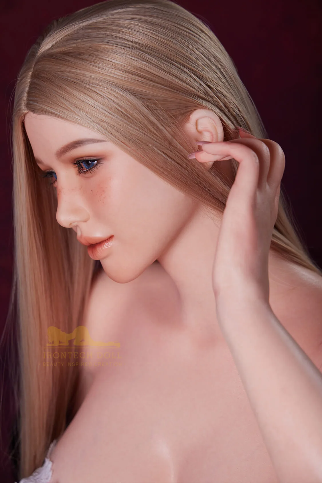 Celine S13 164cm AIO, F-Cup, Silicone, Irontech Doll, Integrated Neck view 4