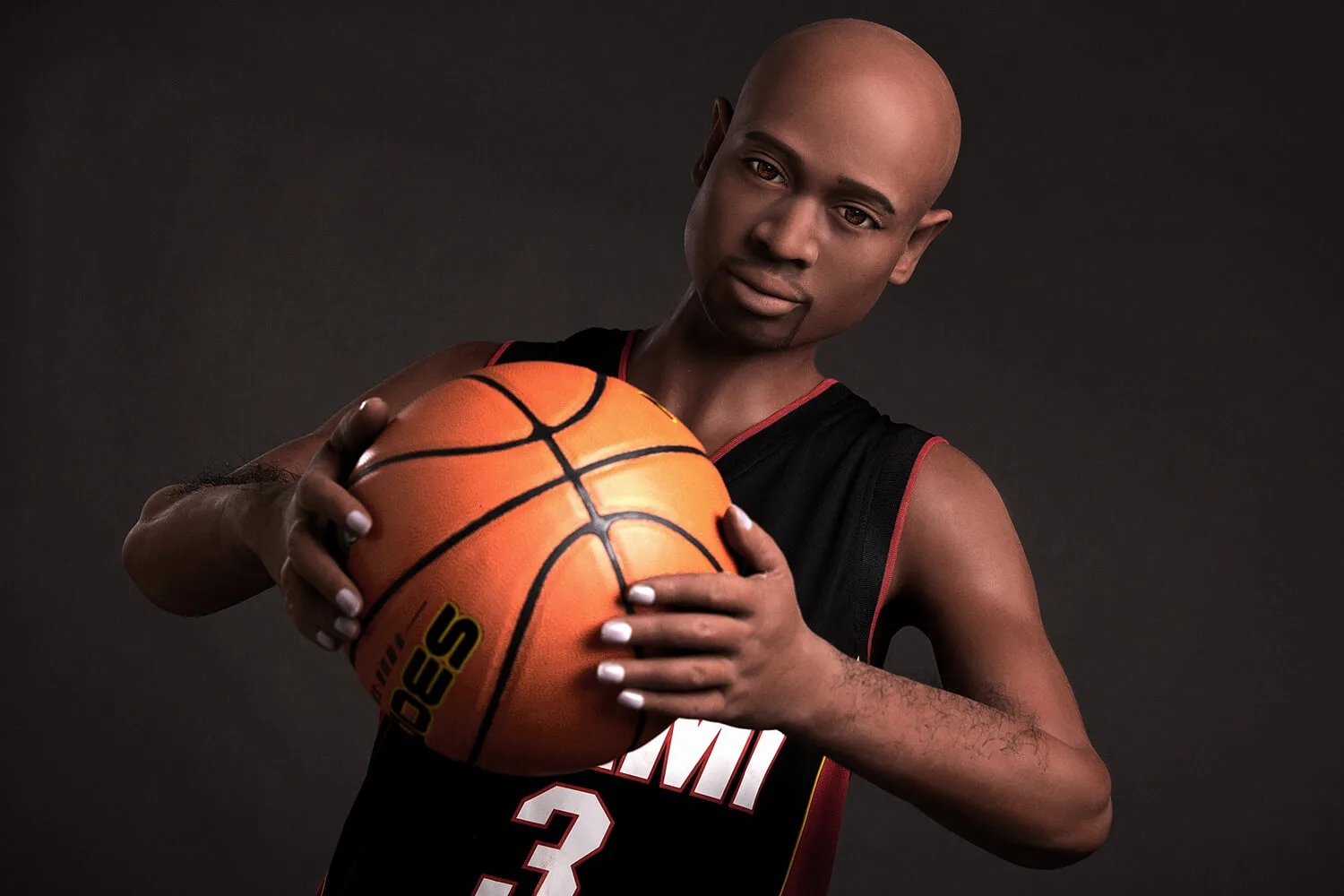 James 175cm, Irontech Doll, TPE, African American Male Sex Doll view 5