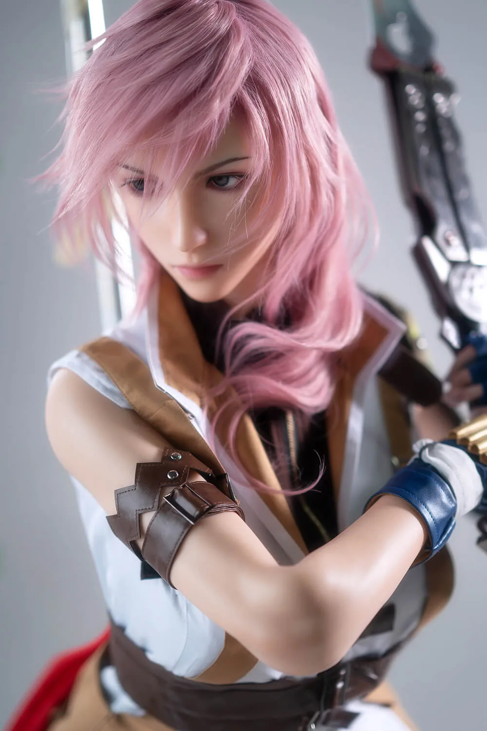 Lightning 171cm F-Cup, Game Lady Doll, Lightning from Final Fantasy XIII