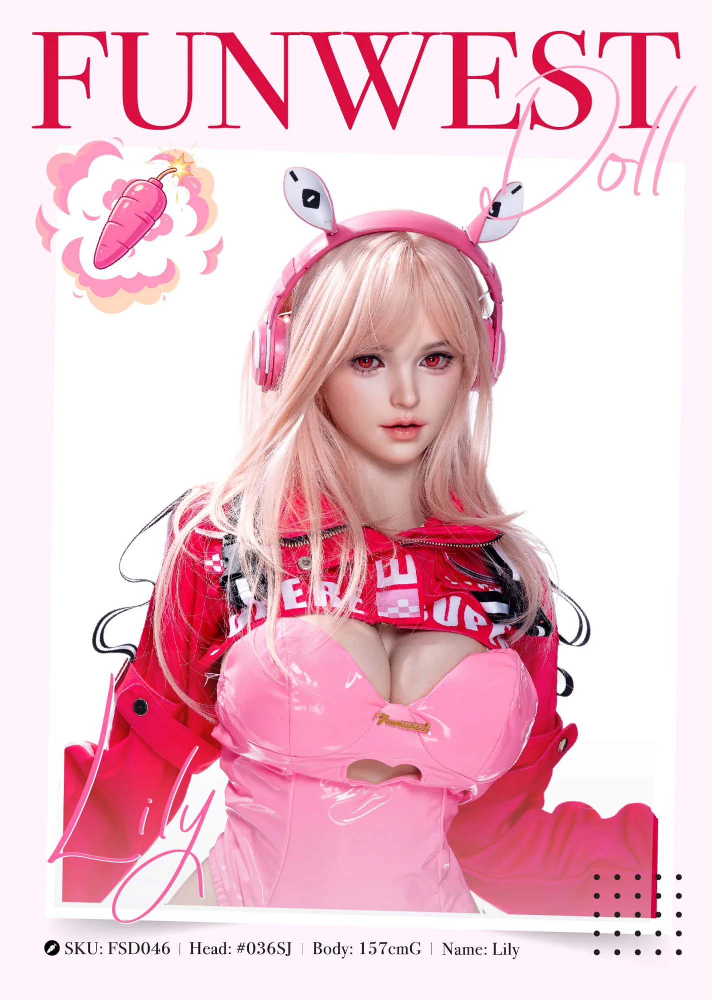 Lily #036SJ 157cm, G-Cup, FunWestDoll, Silicone view 2