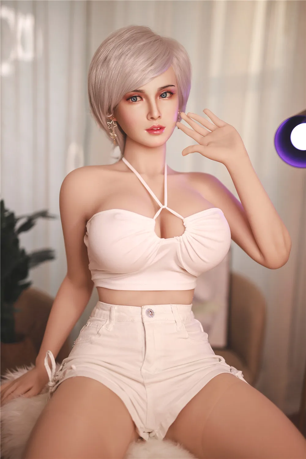 One 164cm, F-Cup, JY Doll, Hybrid Doll, Silicone head view 4