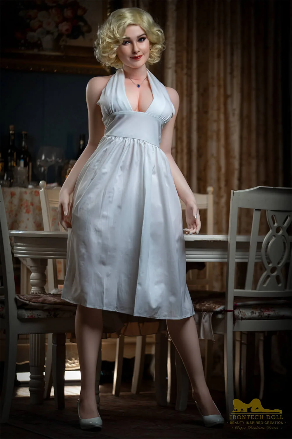 Carmel S12 164cm Natural D-Cup, Irontech Doll, Silicone, Marilyn Monroe view 3