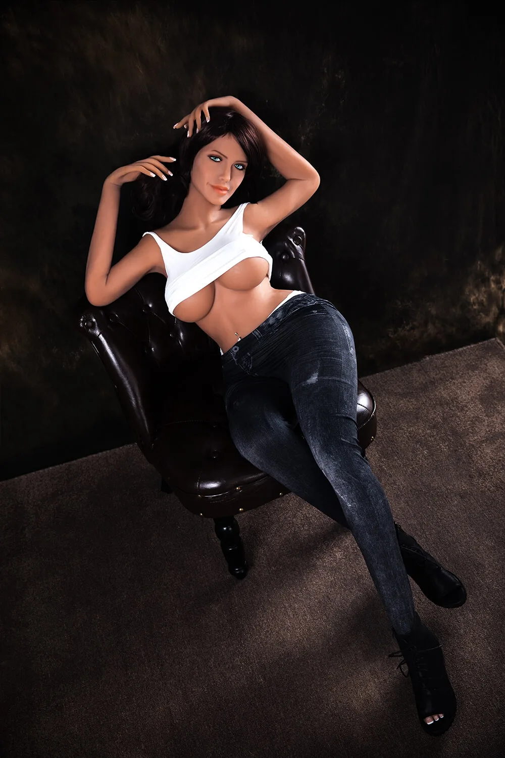 Gina 160cm D-Cup Sex Doll TPE Jarliet, Big Buttocks and Wide Hips