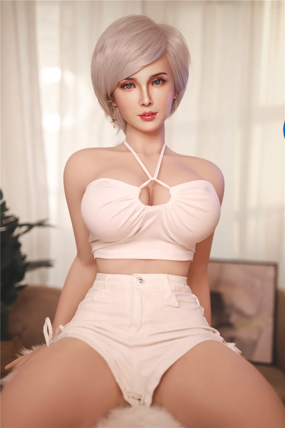 One 164cm, F-Cup, JY Doll, Hybrid Doll, Silicone head view 3