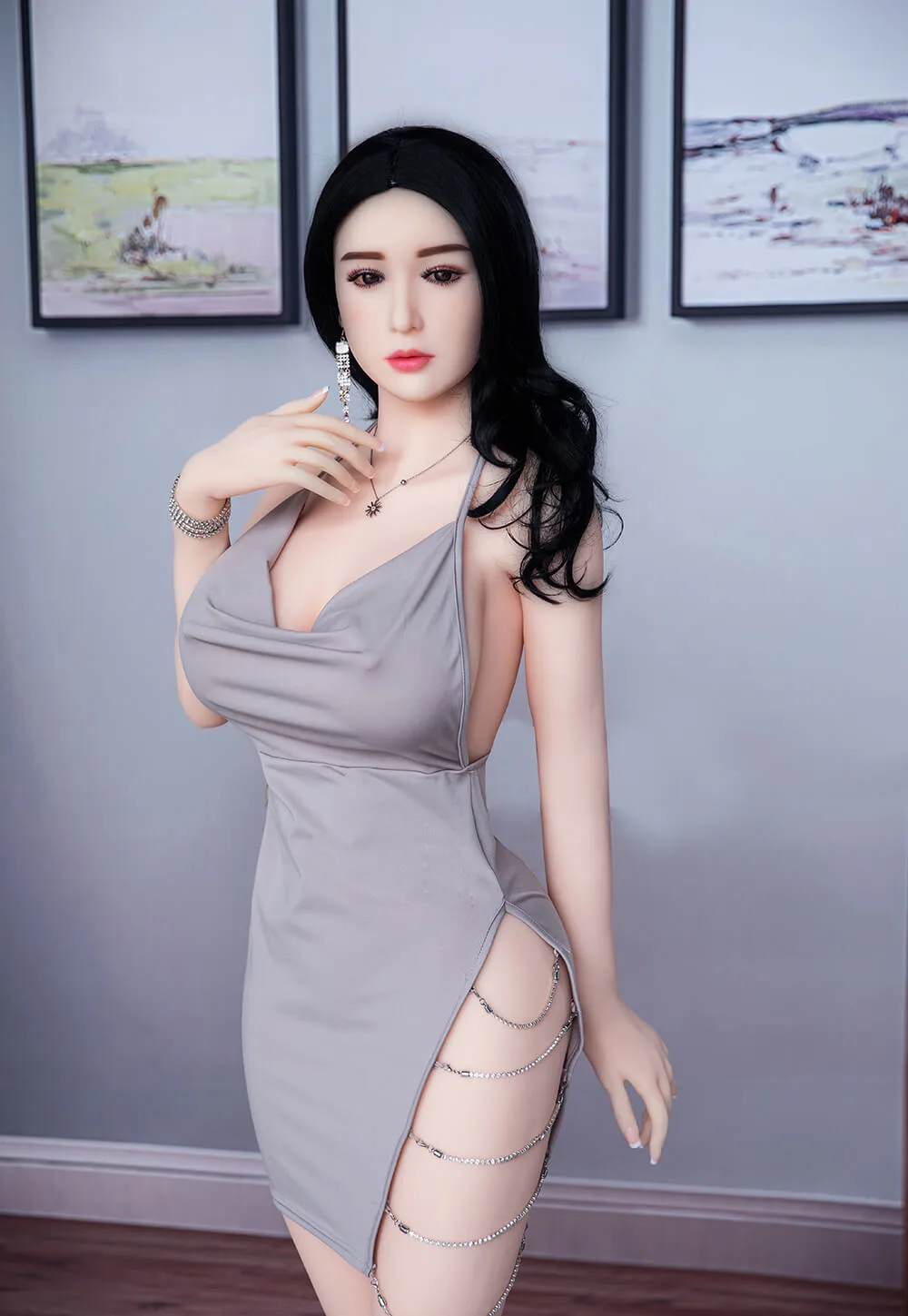 Rina 165cm E-Cup Sex Doll TPE Jarliet, Big Breasts and Narrow Waist