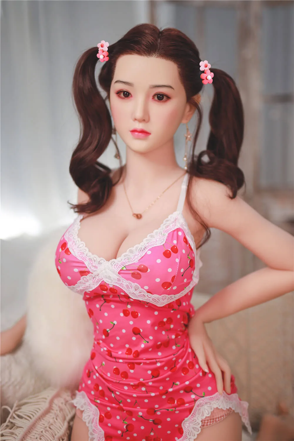Hui Zi 161cm E-Cup JY Doll Hybrid Doll with Implanted Hair view 7