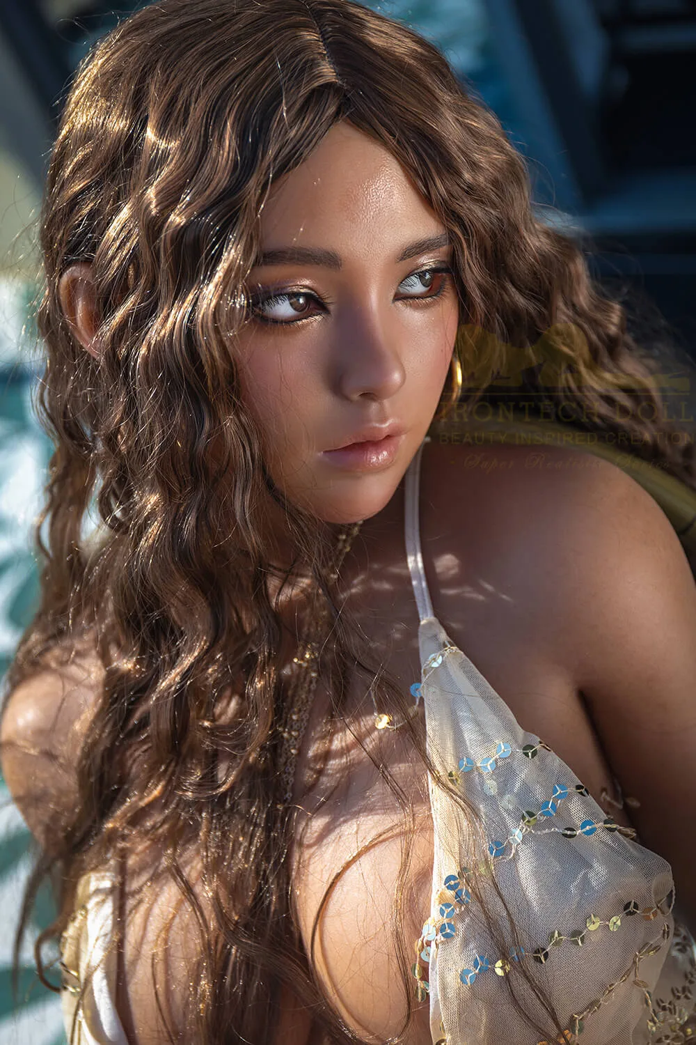 Eileen S40 164cm, D-Cup, Irontech Doll, Silicone, Curly Hair (European Stock) view 4