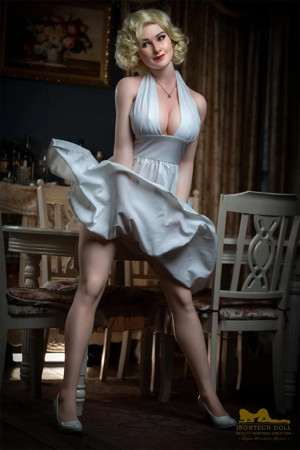 Carmel S12 164cm Natural D-Cup, Irontech Doll, Silicone, Marilyn Monroe