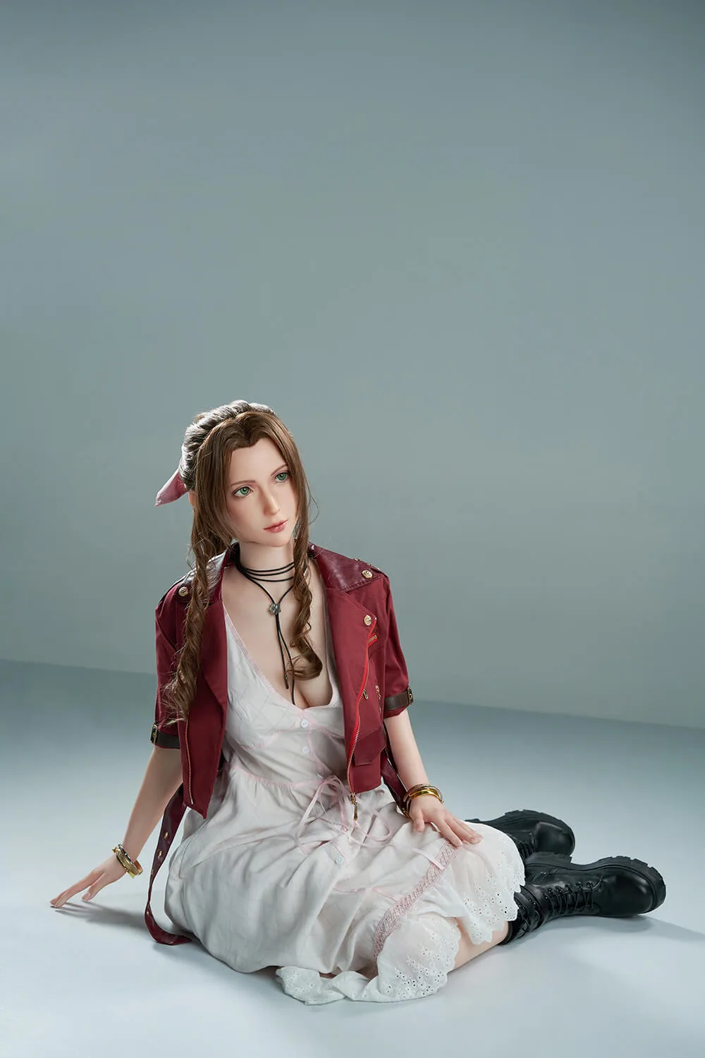 Aerith 167cm C-Cup, Game Lady Doll, from Final Fantasy VII Remake view 7