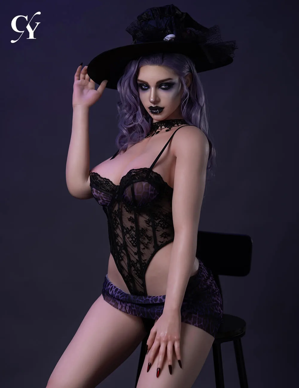 Elodie 176cm, E-Cup, TOP-CYDOLL, Silicone, Halloween view 8