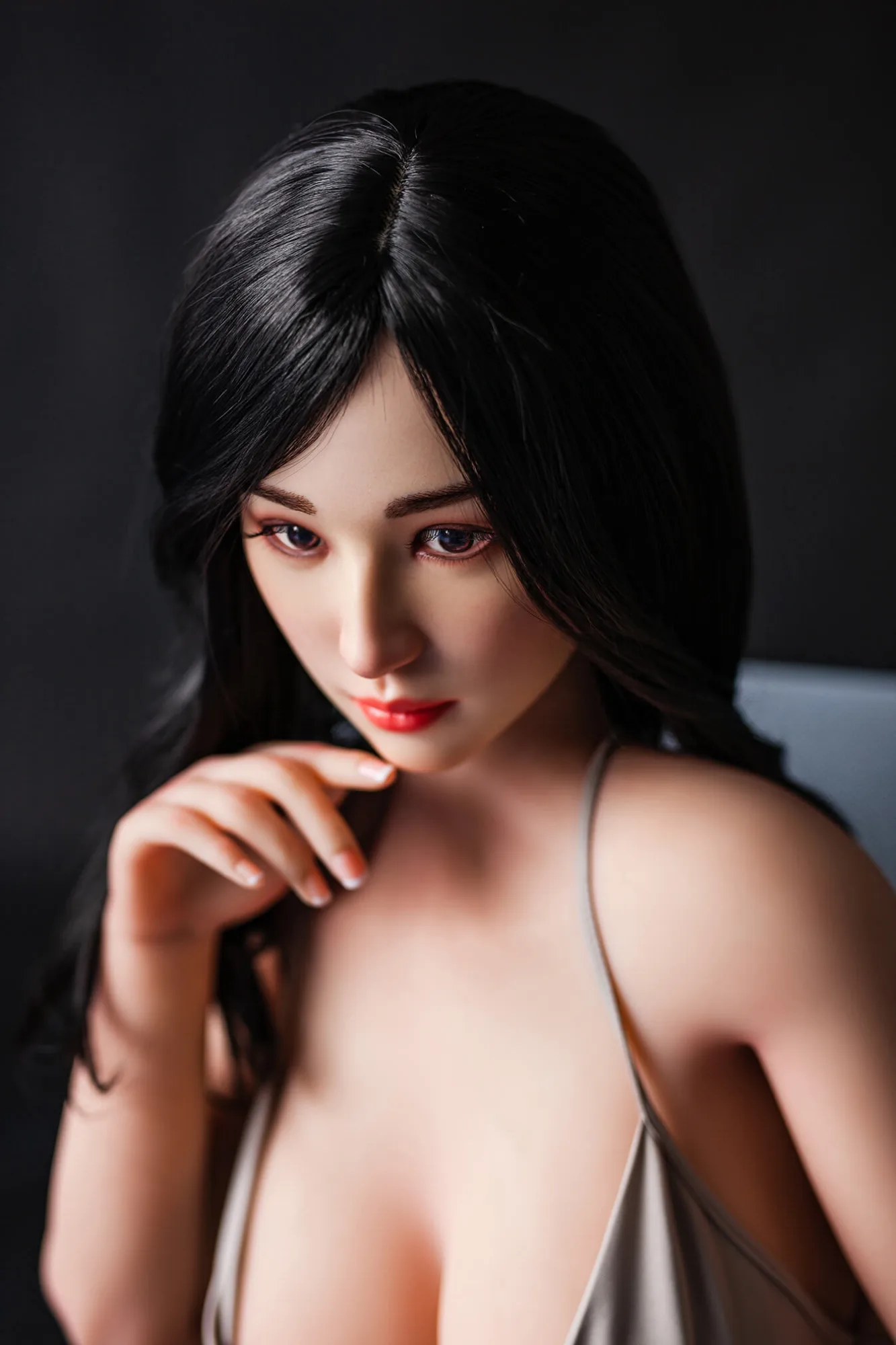 Fei 158cm E-Cup by XY Doll, Sex Doll with Silicone Head, Asian view 4