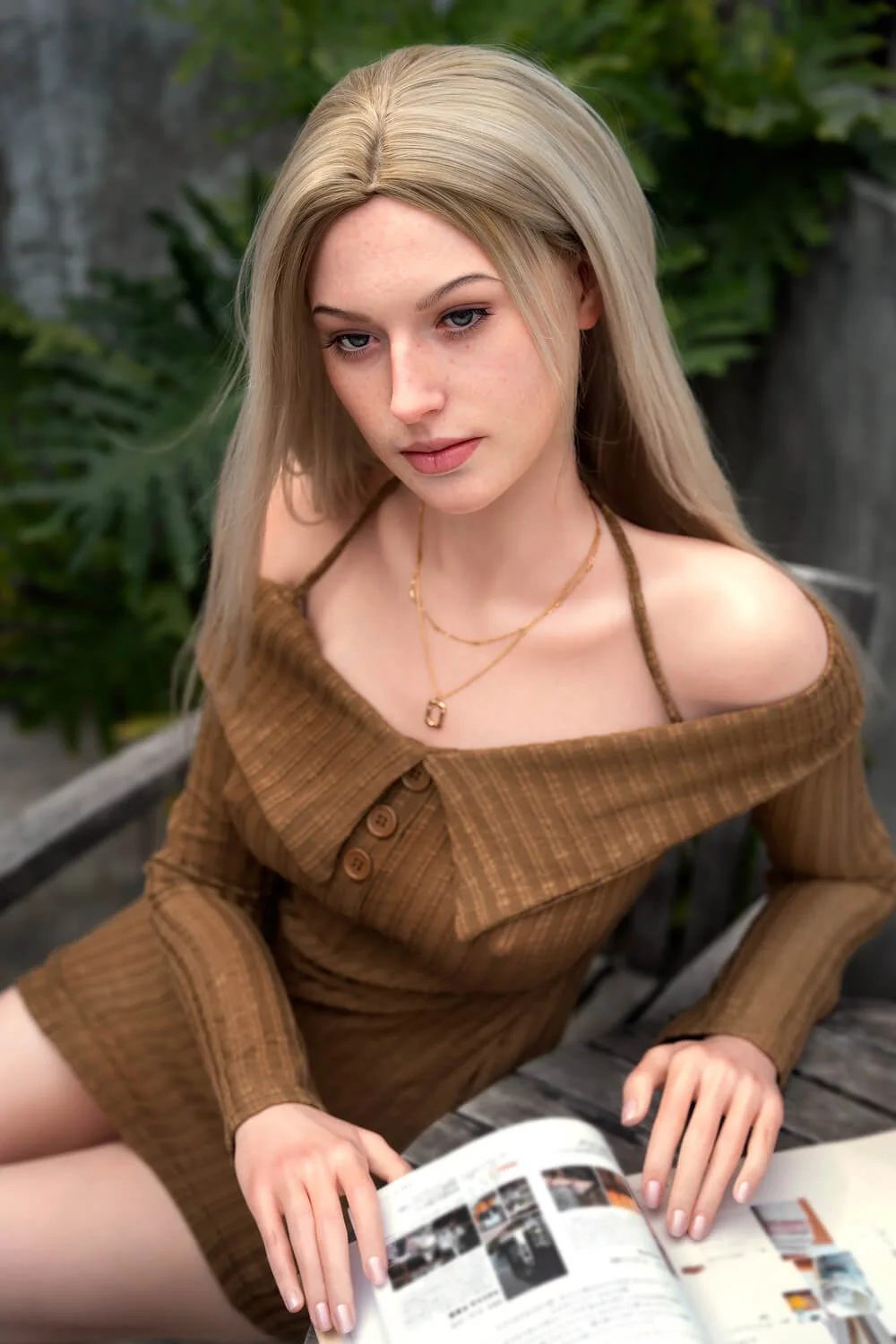 Evelina GE41-1 175cm, E-Cup, Zelex, Full Silicone, Mobile Jaw view 8